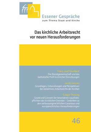 Essener Gespräche zum Thema Staat und Kirche, Band 46 de Burkhard Kämper