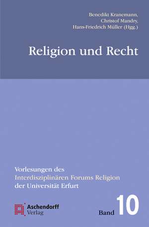 Religion und Recht de Benedikt Kranemann