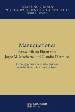 Manuductiones de Cecilia Rusconi