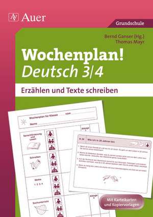 Wochenplan Deutsch 3 /4 de Thomas Mayr