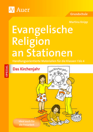 Evangelische Religion an Stationen Das Kirchenjahr de Martina Knipp