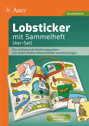 Lobsticker mit Sammelheft (4er-Set) de Auer Verlag