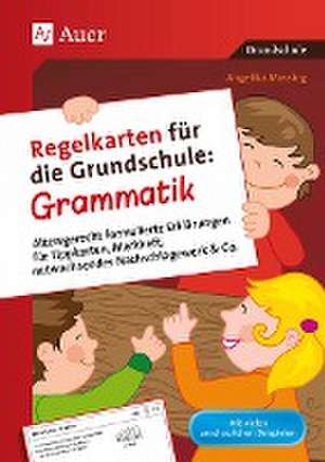 Regelkarten für die Grundschule Grammatik de Angelika Massing