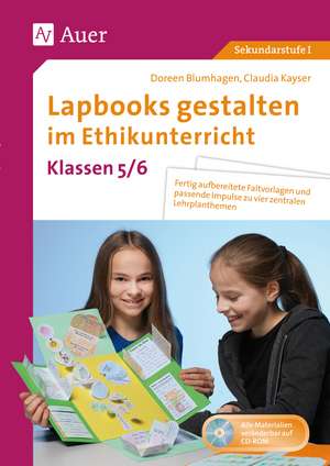 Lapbooks gestalten im Ethikunterricht 5-6 de Doreen Blumhagen