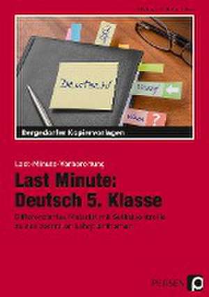 Last Minute: Deutsch 5. Klasse de Peter Felten