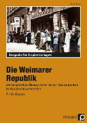 Die Weimarer Republik de Rudolf Meyer