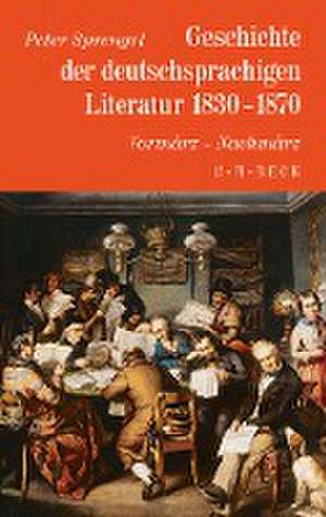 Geschichte der deutschen Literatur Bd. 8: Geschichte der deutschsprachigen Literatur 1830-1870 de Peter Sprengel