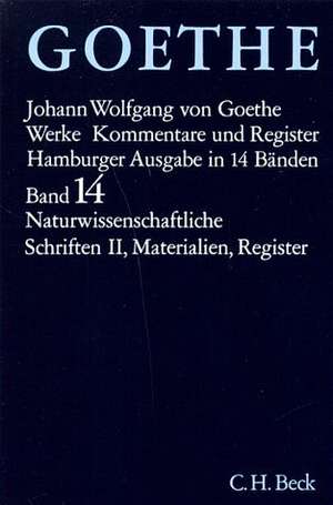 Naturwissenschaftliche Schriften 2 de Johann Wolfgang von Goethe