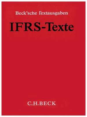 IFRS-Texte (ohne Fortsetzungsnotierung). Inkl. 23. Ergänzungslieferung