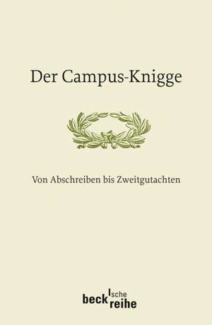 Der Campus-Knigge de Milos Vec