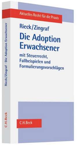 Die Adoption Erwachsener de Jürgen Rieck