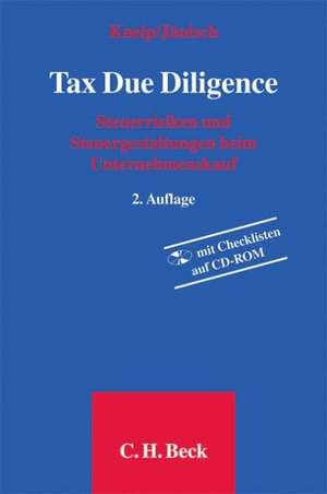 Tax Due Diligence de Christoph Kneip