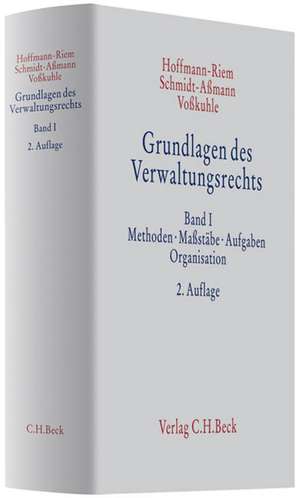 Grundlagen des Verwaltungsrechts Band 1 de Wolfgang Hoffmann-Riem