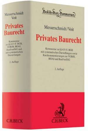 Privates Baurecht de Burkhard Messerschmidt