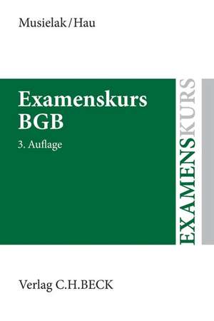 Examenskurs BGB de Hans-Joachim Musielak