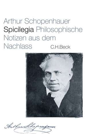 Spicilegia de Arthur Schopenhauer