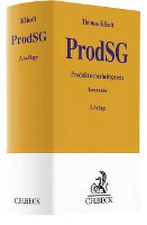 Produktsicherheitsgesetz ProdSG de Thomas Klindt