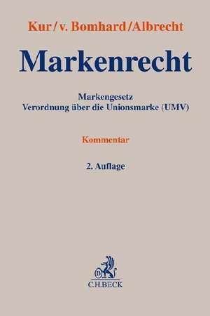Markenrecht de Annette Kur