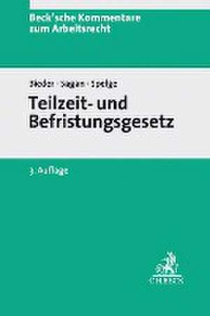 Teilzeit- und Befristungsgesetz de Marcus Bieder