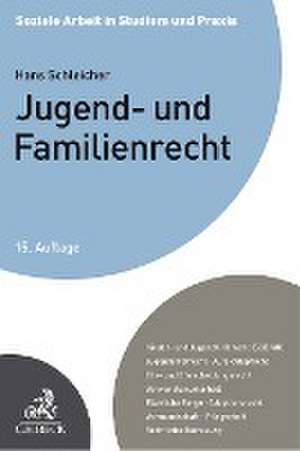 Jugend- und Familienrecht de Hans Schleicher