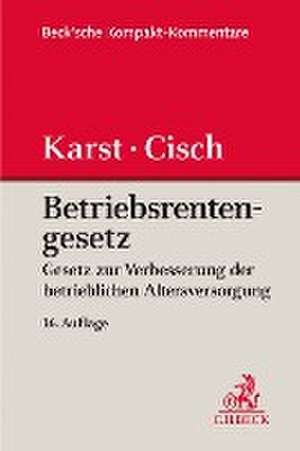 Betriebsrentengesetz de Michael Karst