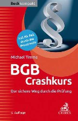 BGB Crashkurs de Michael Timme