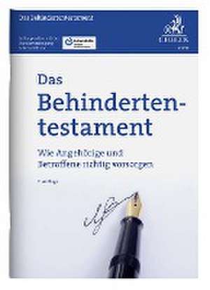 Das Behindertentestament de Julia Roglmeier