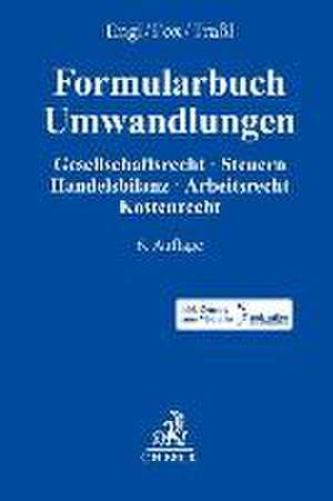 Formularbuch Umwandlungen de Thomas Fox