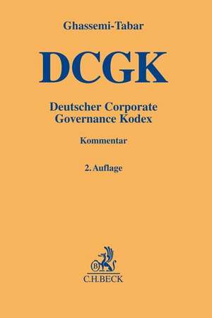 Deutscher Corporate Governance Kodex de Nima Ghassemi-Tabar