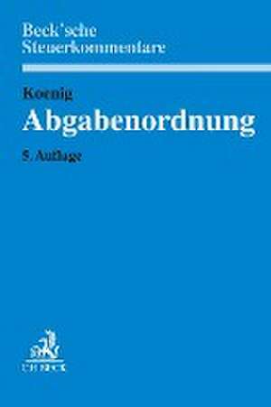 Abgabenordnung de Ulrich Koenig