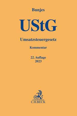 Umsatzsteuergesetz de Johann Bunjes