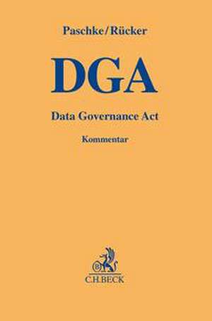 Data Governance Act. DGA de Anne Paschke