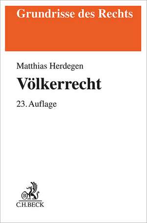 Völkerrecht de Matthias Herdegen