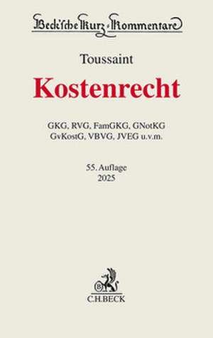 Kostenrecht de Guido Toussaint