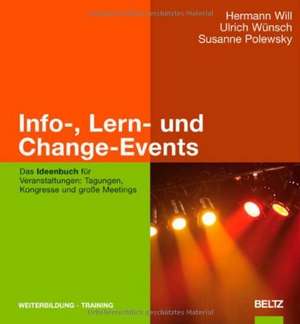 Info-, Lern- und Change-Events de Hermann Will