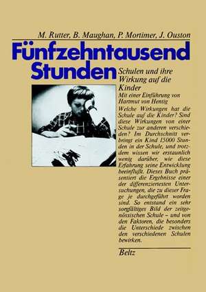 Fünfzehntausend Stunden de Peter Mortimer