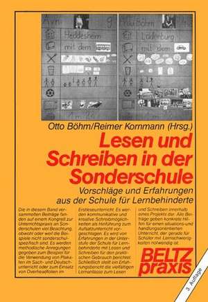 Lesen und Schreiben in der Sonderschule de Otto Böhm