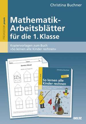 Mathematik-Arbeitsblätter für die 1. Klasse de Christina Buchner