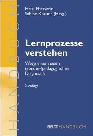 Lernprozesse verstehen de Hans Eberwein