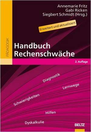 Handbuch Rechenschwäche de Annemarie Fritz