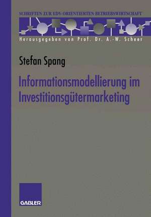 Informationsmodellierung im Investitionsgütermarketing de Stefan Spang