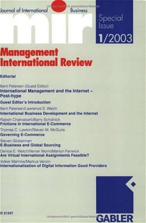 mir: Management International Review de Bent Petersen