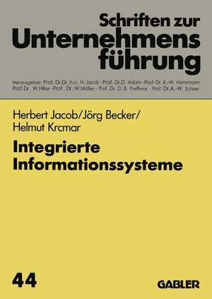 Integrierte Informationssysteme de Herbert Jacob