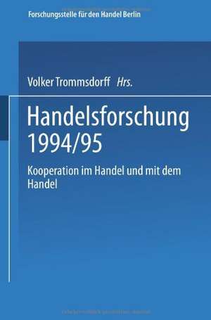 Kooperation im Handel und mit dem Handel de Volker Trommsdorff