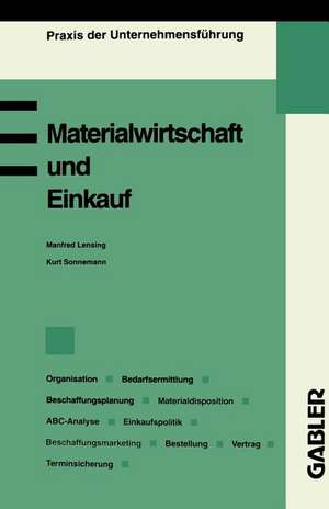 Materialwirtschaft und Einkauf de Manfred Lensing