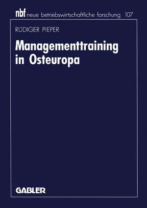 Managementtraining in Osteuropa de Rüdiger Pieper