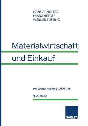 Materialwirtschaft und Einkauf de Hans Arnolds