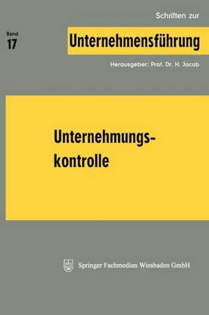 Unternehmungskontrolle de H. Jacob