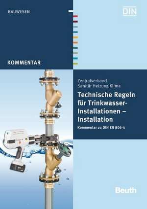 Technische Regeln für Trinkwasser-Installationen de Franz-Josef Heinrichs