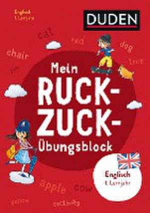 Mein Ruckzuck-Übungsblock Englisch 1. Lernjahr de Kattrin Stier